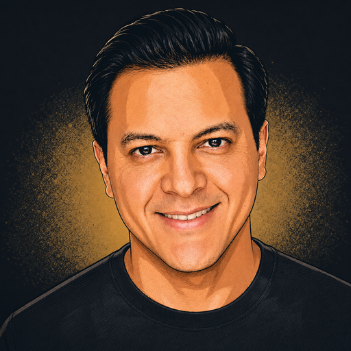 Illustrated portrait of J. Perez Duerto