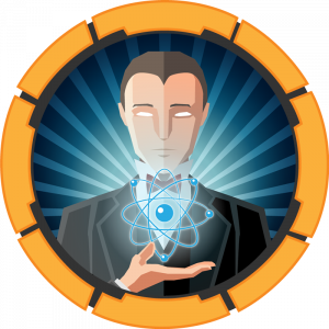 Atom machine artwork