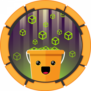 Bucket machine artwork