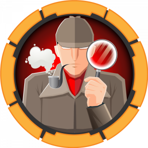 Investigation machine artwork