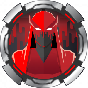 Reddish machine artwork