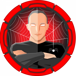 Spider machine artwork